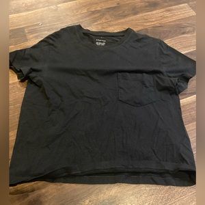 Everlane size small short sleeve shirt, black